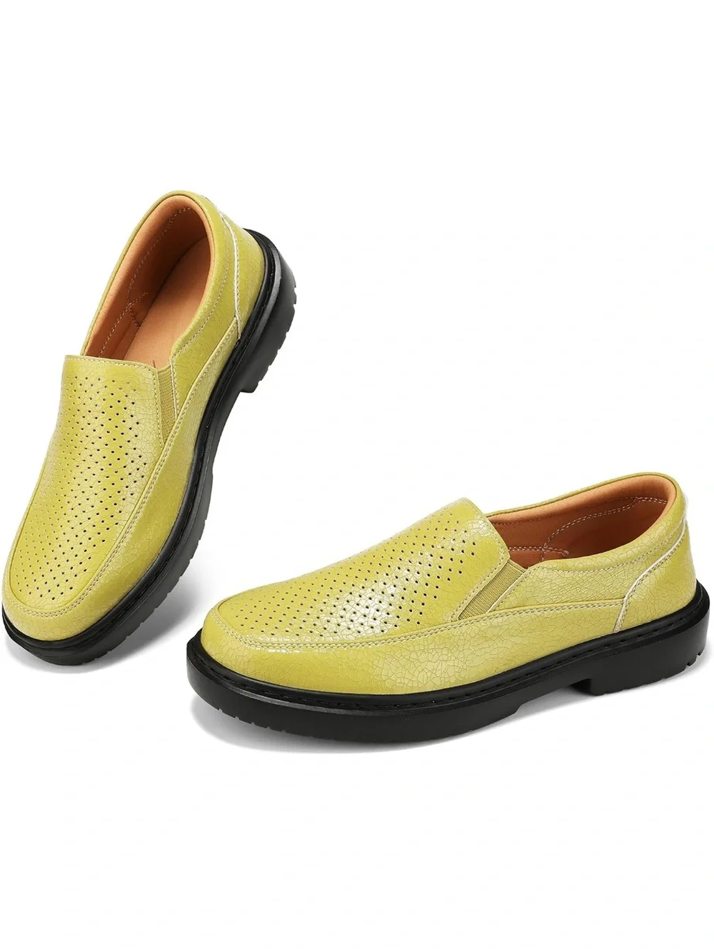 Beauseen pistachio Slip-On Casual Loafers